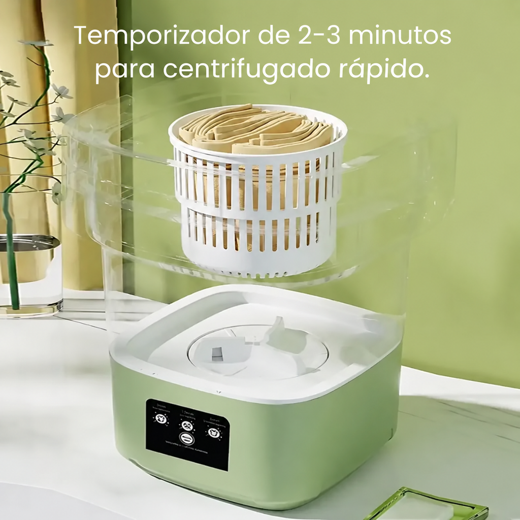 Mini lavadora portátil TurboClean de 9 L